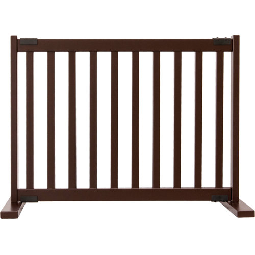 Tucker Murphy Pet™ Solid Wood Free Standing Pet Gate & Reviews | Wayfair